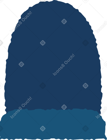 blue plane chair Illustration in PNG, SVG