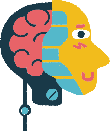 head with brain PNG, SVG