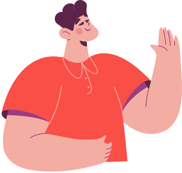 half of a man with his one hands up PNG, SVG