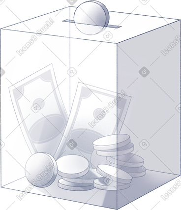 Donation box PNG, SVG