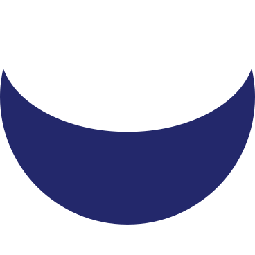 crescent dark blue PNG, SVG