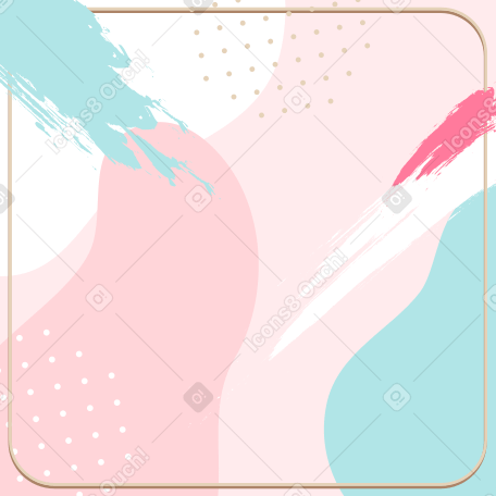 Pastel abstract background with paint strokes Illustration in PNG, SVG