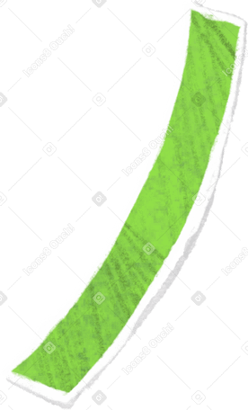 green rectangular confetti Illustration in PNG, SVG