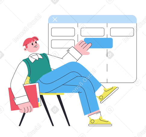 Task management Illustration in PNG, SVG