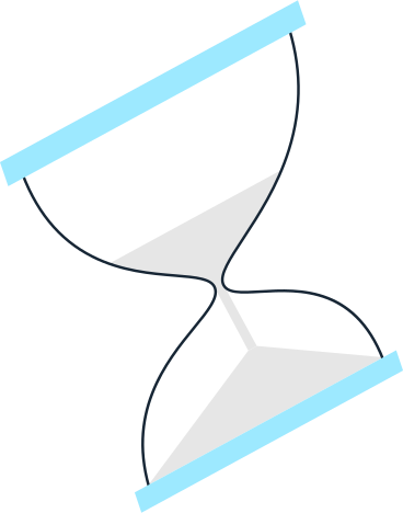 tilted crooked hourglass PNG, SVG