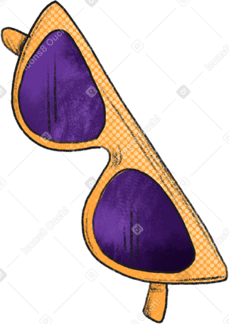 yellow sunglasses PNG、SVG