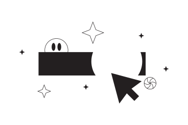 Barra de pesquisa preta painel preto com seta e rosto sorridente PNG, SVG