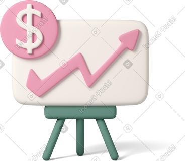 Stock market chart PNG, SVG