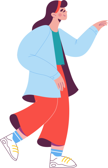 pensive woman scientist in a coat PNG, SVG