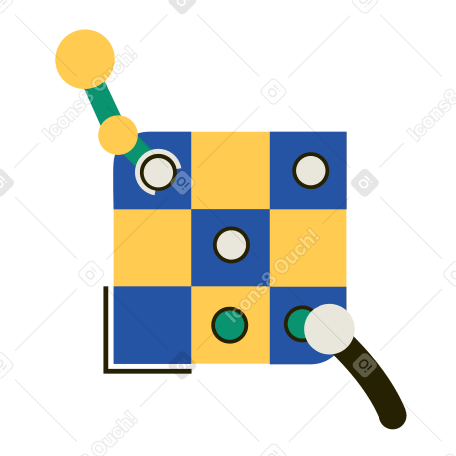Chess game Illustration in PNG, SVG