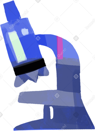 microscope Illustration in PNG, SVG