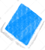 蓝色方形纸屑 PNG, SVG