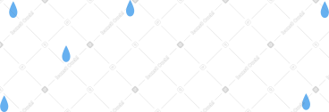 Blue raindrops PNG, SVG