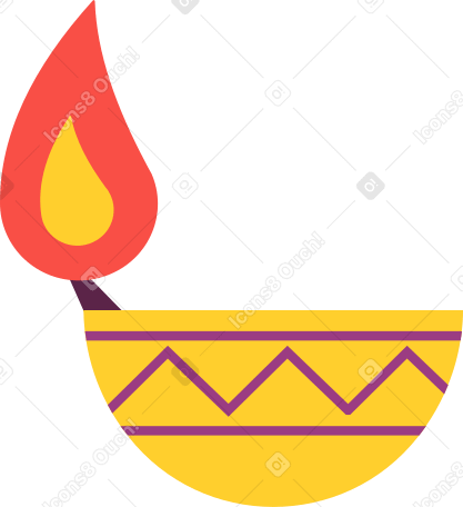 碗里的印度蜡烛 PNG, SVG