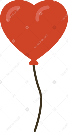 balloon heart Illustration in PNG, SVG