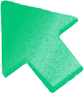 green little arrow PNG, SVG