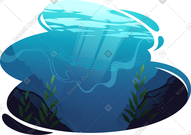 海底世界背景 PNG, SVG