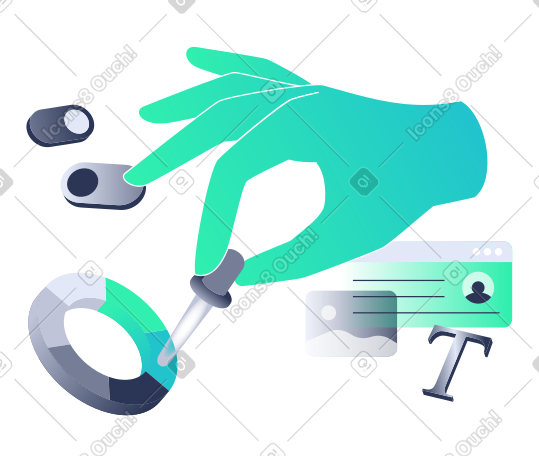 网页设计-使用滴管选择颜色 PNG, SVG