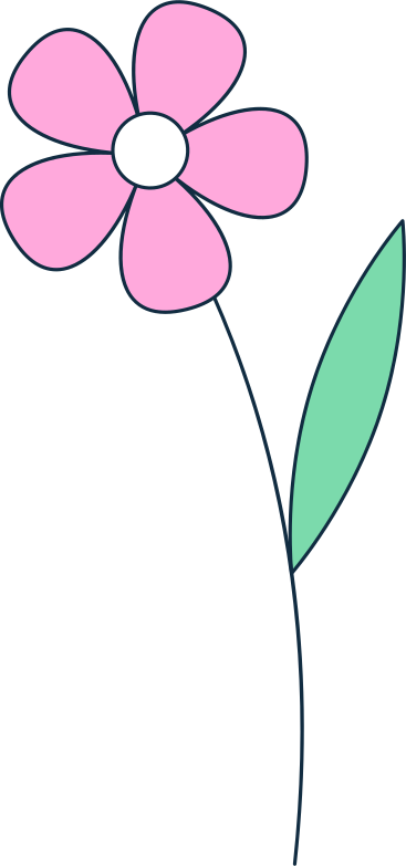 Pink flower PNG, SVG