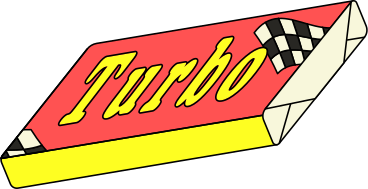 Chicle turbo años 90 PNG, SVG