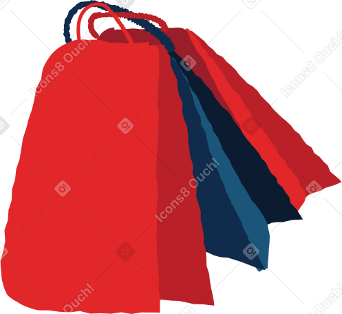 shopping bags Illustration in PNG, SVG
