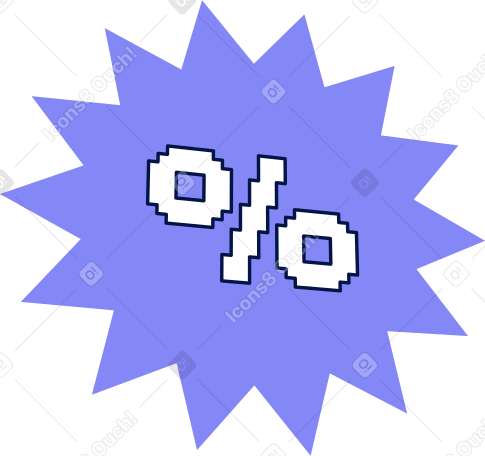 star percent icon PNG, SVG