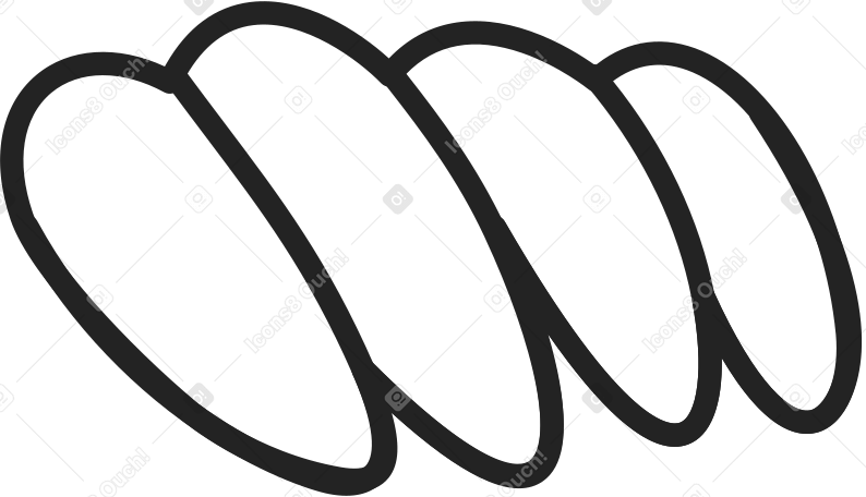 four fingers Illustration in PNG, SVG