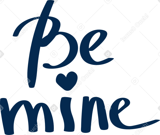 be mine PNG, SVG