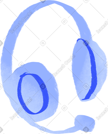 Earphones with microphone PNG, SVG