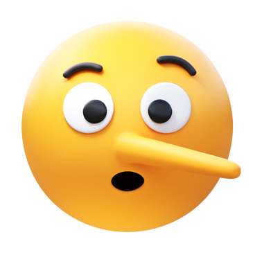 lying face PNG, SVG