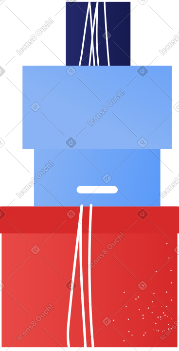 Shopping boxes PNG, SVG