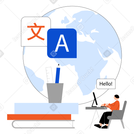 Apprentissage des langues en ligne et cours d'apprentissage des langues à domicile PNG, SVG