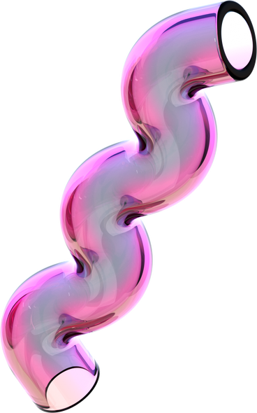 Tube ondulé transparent PNG, SVG