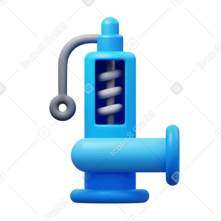 3D relief valve PNG, SVG
