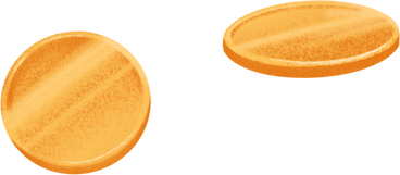 two yellow coins PNG, SVG