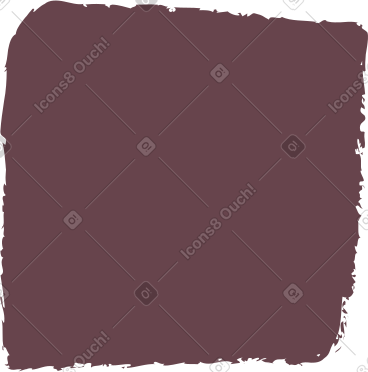 Brown square PNG, SVG