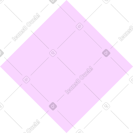 pink rhombus PNG, SVG