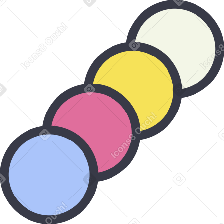 circles Illustration in PNG, SVG