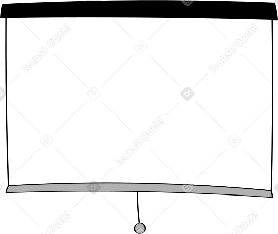 projector screen Illustration in PNG, SVG