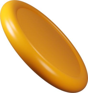 Side view of a coin turned right PNG, SVG