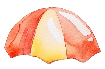 Коктейльная шляпа-зонтик в PNG, SVG