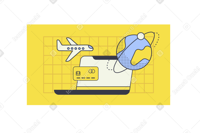 prenotazione di voli online PNG, SVG