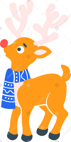 Cervo de natal PNG, SVG