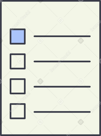 Paper form Illustration in PNG, SVG