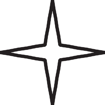 white four pointed star PNG, SVG