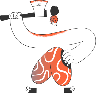 man with axe PNG, SVG