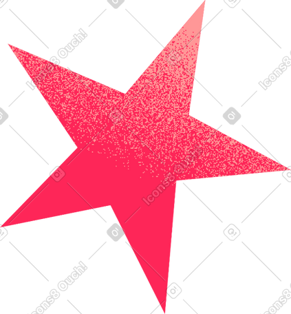 red star PNG, SVG