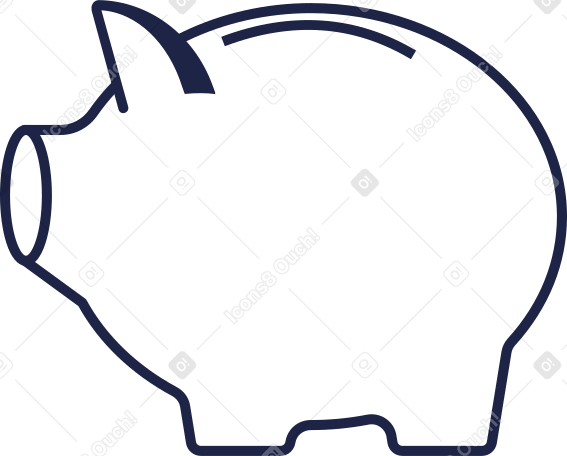 돼지 저금통 PNG, SVG