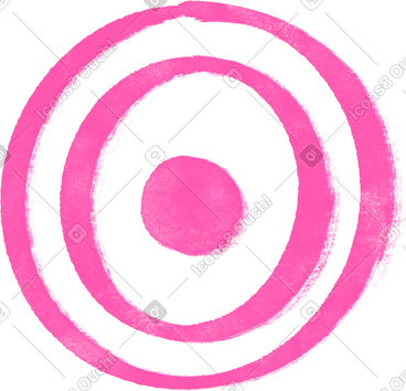 Pink target PNG, SVG