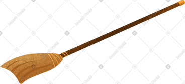 Brown broom PNG, SVG